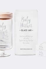 Gratitude Baby Wishes Glass Jar
