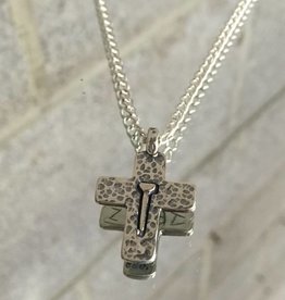 AG1106cc Jesus Necklace SS 4th Nail