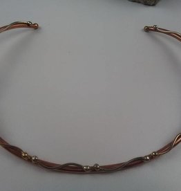 Gold and Copper Choker