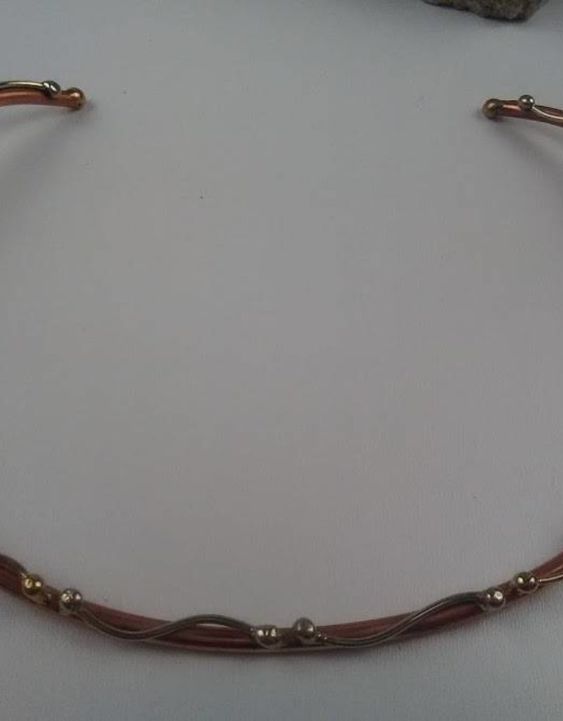 Gold and Copper Choker