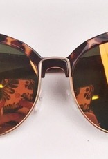 Orange Round Lenses With Tortoise/Gold Frame