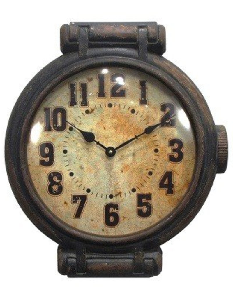 Antique Wrist Watch Wall Clock