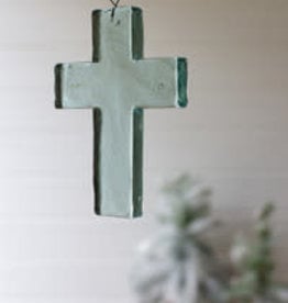 KALALOU Glass Cross Suncatcher