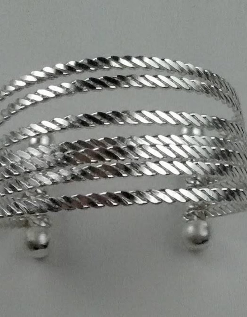 Braided Silver Plated Bracelet