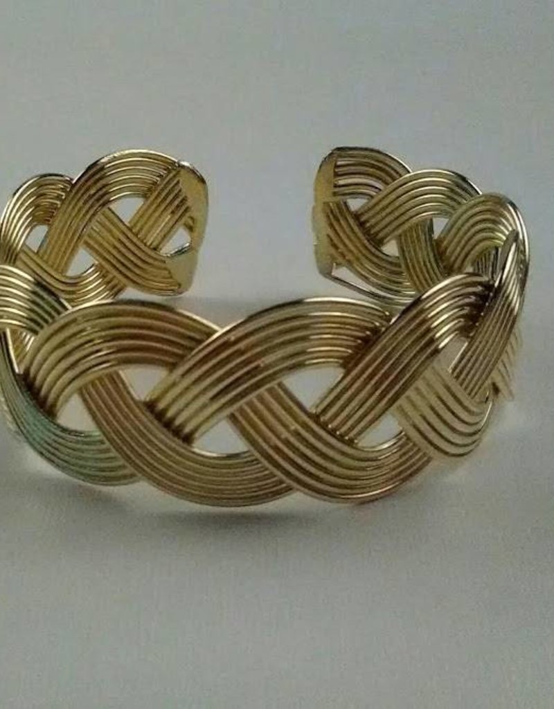 Anju Art Jewelry Large Braided Cuff-