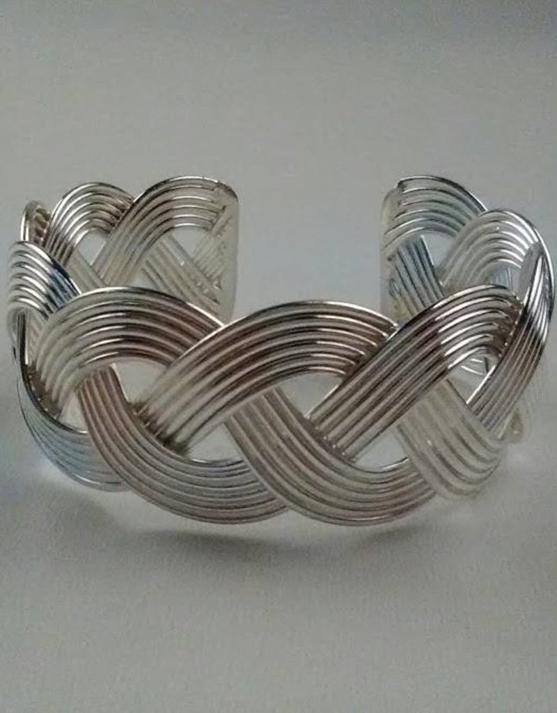 Anju Art Jewelry Large Braided Cuff-
