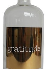 Gratitude Apothecary Jar With Gold Print