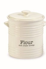 MUD PIE Ribbed Canister-