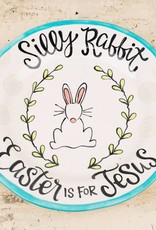 Silly Rabbit, Easter Is For Jesus Plate