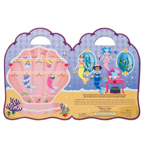 Melissa & Doug Puffy Sticker Play Set Mermaid