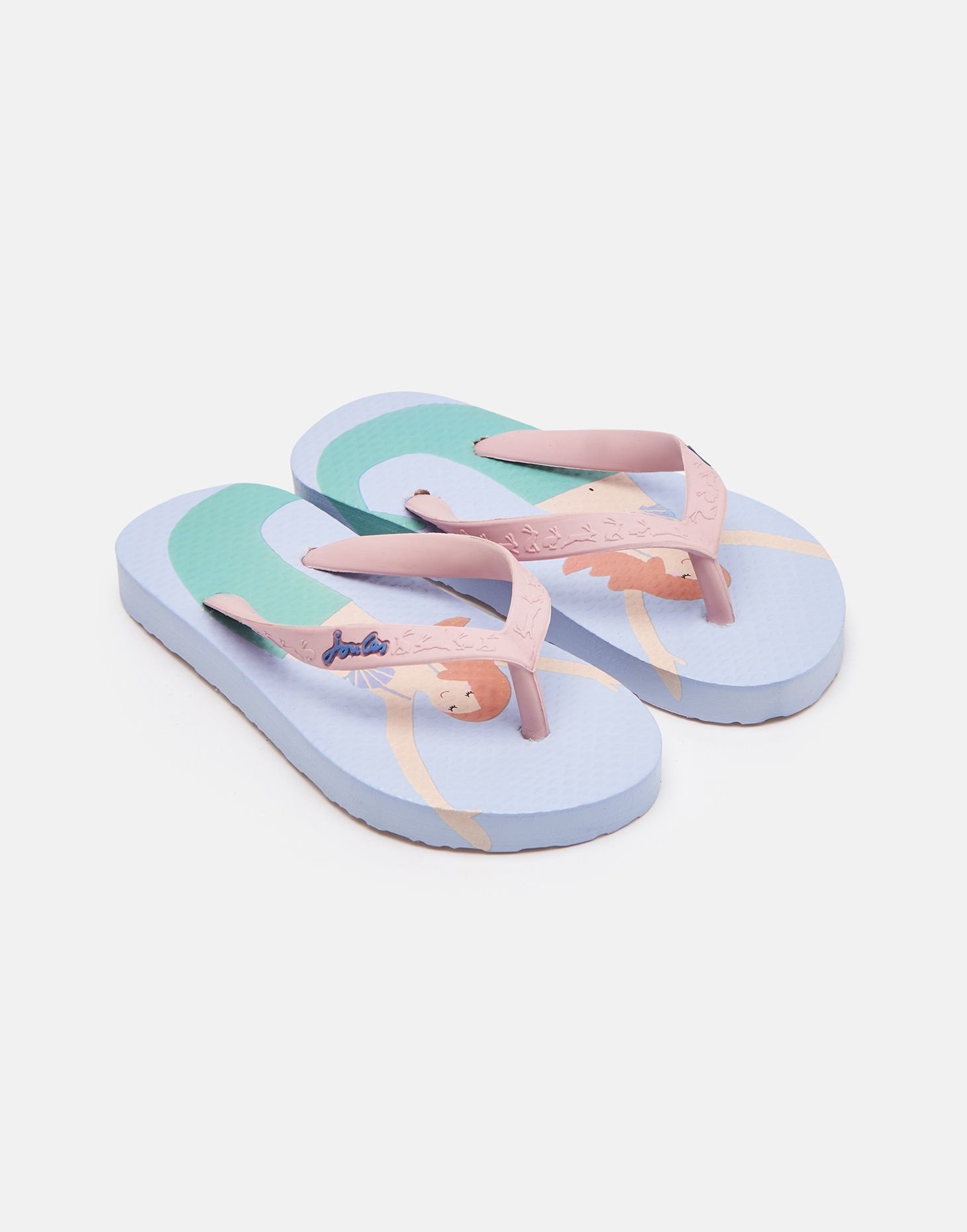 girls mermaid flip flops