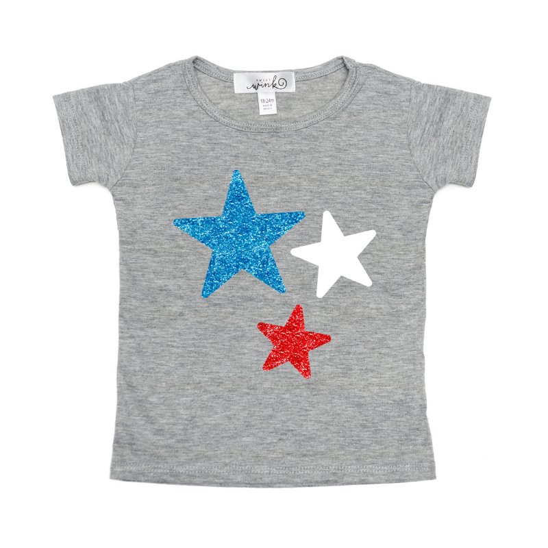 red white and blue tshirt