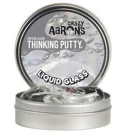 Crazy Aaron's Putty World Crystal Clear Liquid Glass 4" Crazy Aaron's Thinking Putty