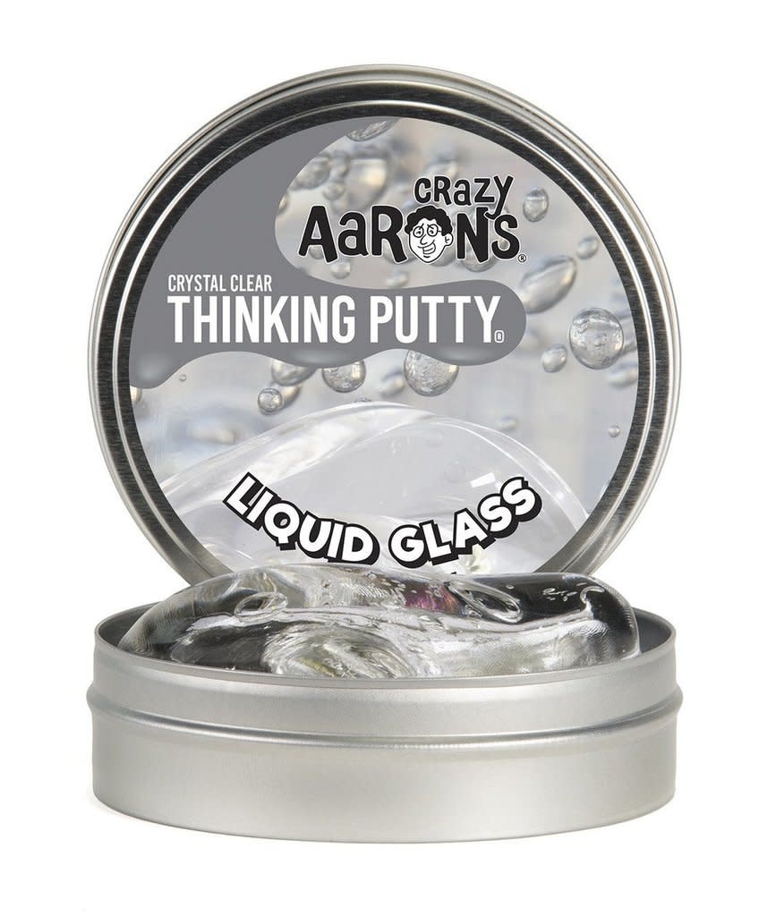 Crazy Aaron's Putty World Crystal Clear Liquid Glass 4" Crazy Aaron's Thinking Putty