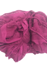 In Awe Couture Ruffle Headband Berry