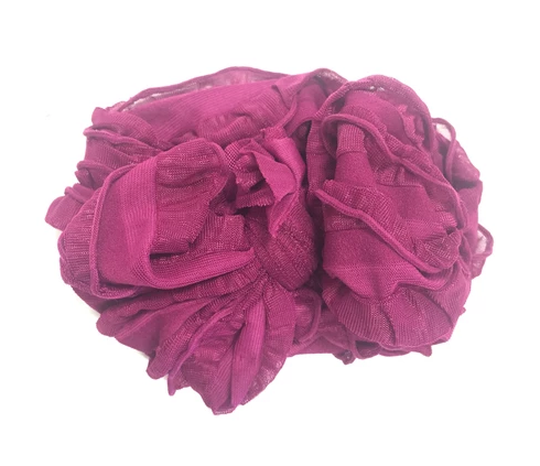 In Awe Couture Ruffle Headband Berry