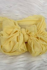 In Awe Couture Ruffle Headband Buttercup