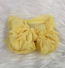 In Awe Couture Ruffle Headband Buttercup