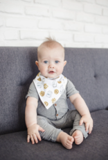 Copper Pearl Chip Baby Bandana Bib Set (4-pack)