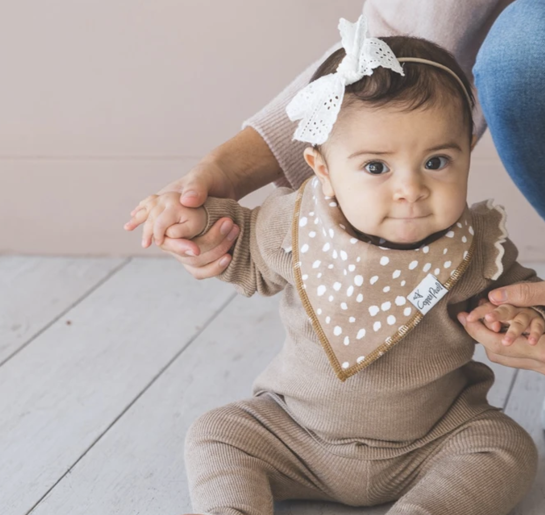 Copper Pearl Autumn Baby Bandana Bib Set 4pk