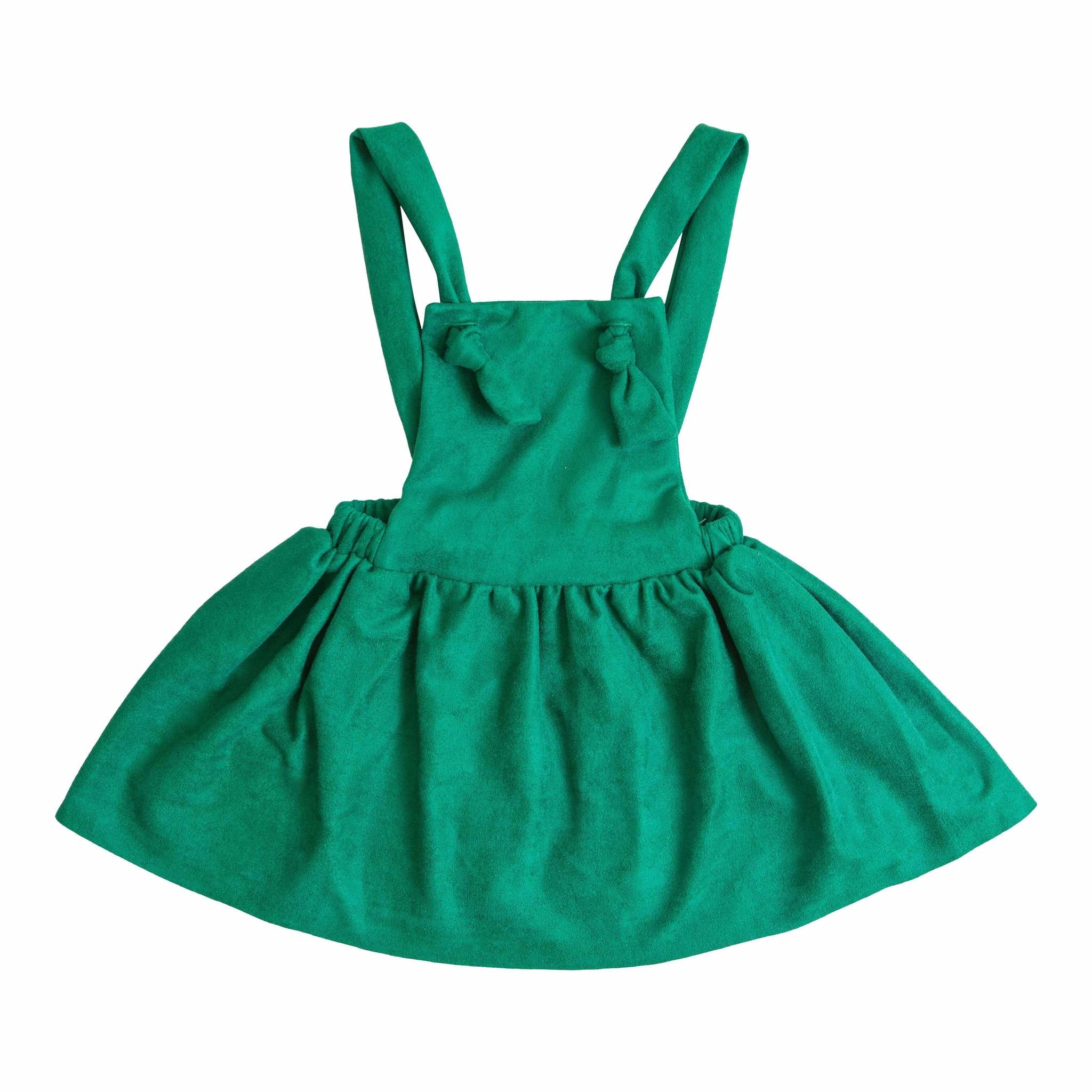 green pinafore
