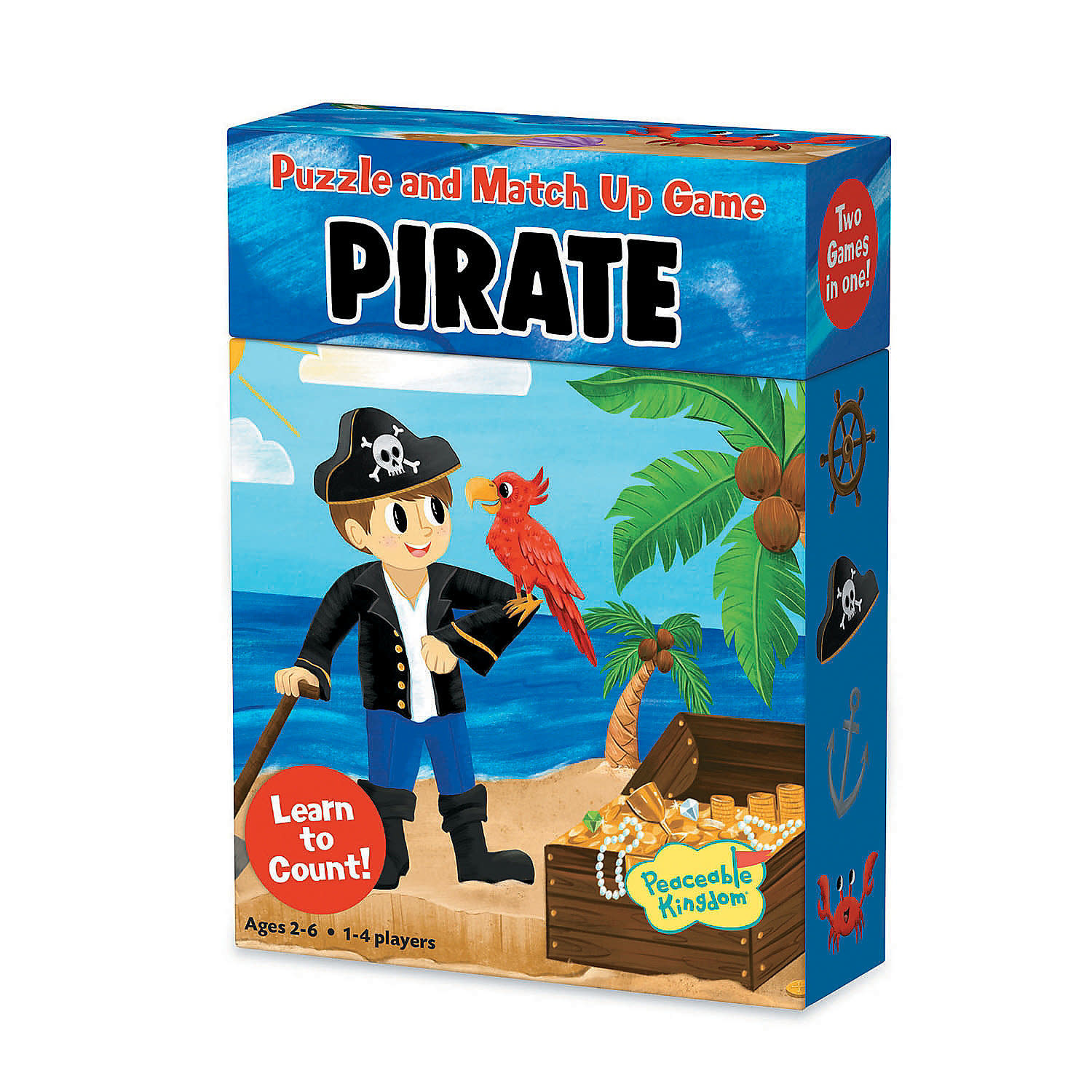 Peaceable Kingdom Match Up Puzzle Game: Pirates