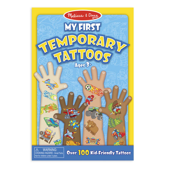 Melissa & Doug My First Temporary Tattoos Blue