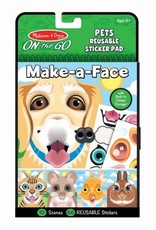 Melissa & Doug Make a Face Pets Reusable Sticker Pad