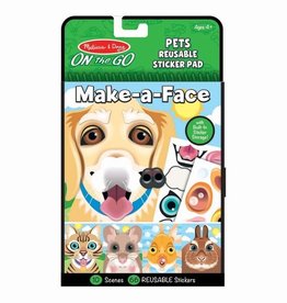 Melissa & Doug Make a Face Pets Reusable Sticker Pad