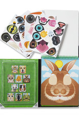 Melissa & Doug Make a Face Pets Reusable Sticker Pad
