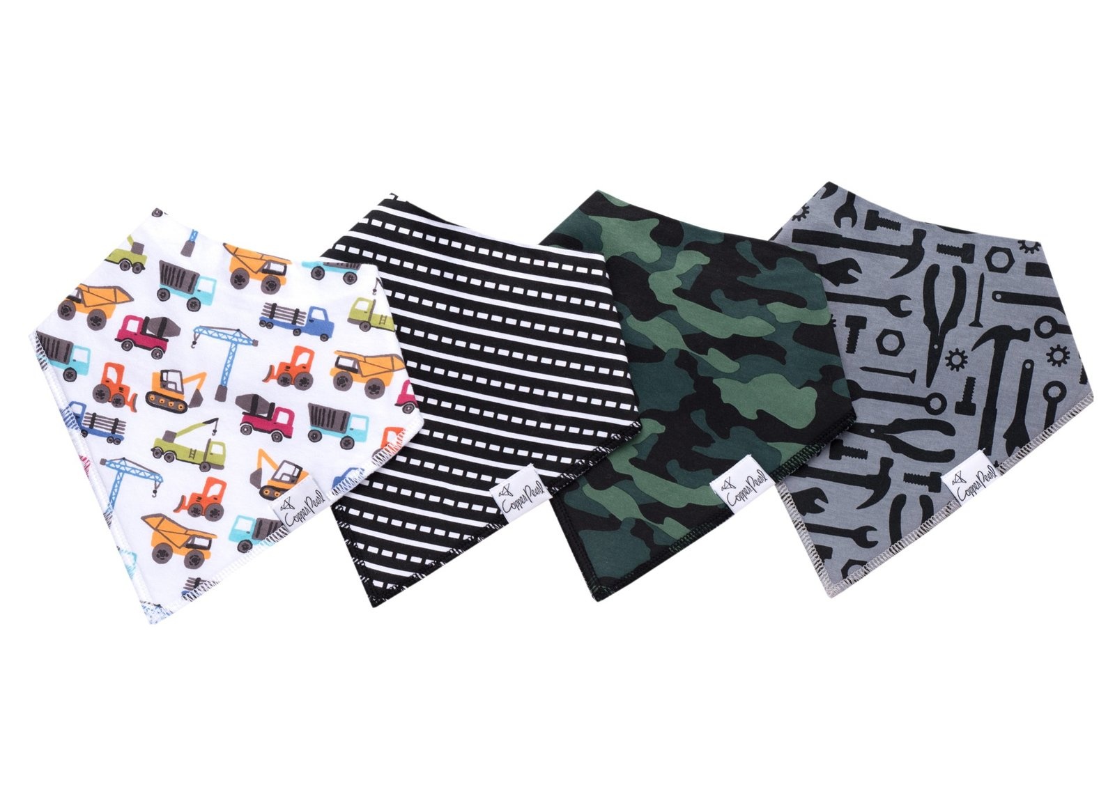 Copper Pearl Diesel Baby Bandana Bib Set 4pk