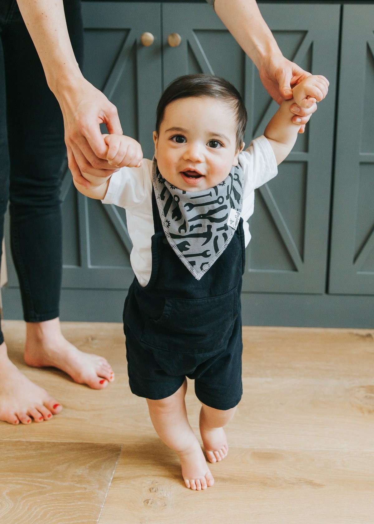 Copper Pearl Diesel Baby Bandana Bib Set 4pk