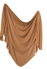 Copper Pearl Camel Knit Blanket Single