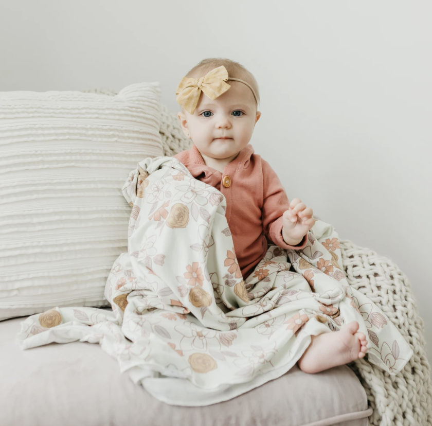 Copper Pearl Ferra Knit Blanket Single