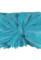 In Awe Couture Ruffle Headband Lagoon
