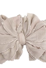 In Awe Couture Ruffle Headband Champagne