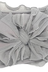 In Awe Couture Ruffle Headband Sterling