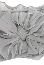 In Awe Couture Ruffle Headband Sterling