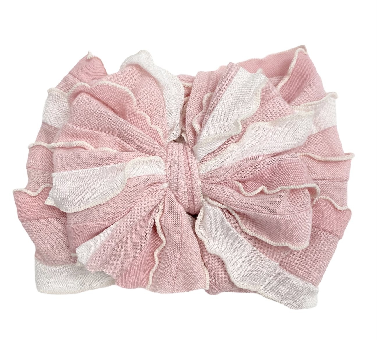 In Awe Couture Ruffle Headband Tickled Pink