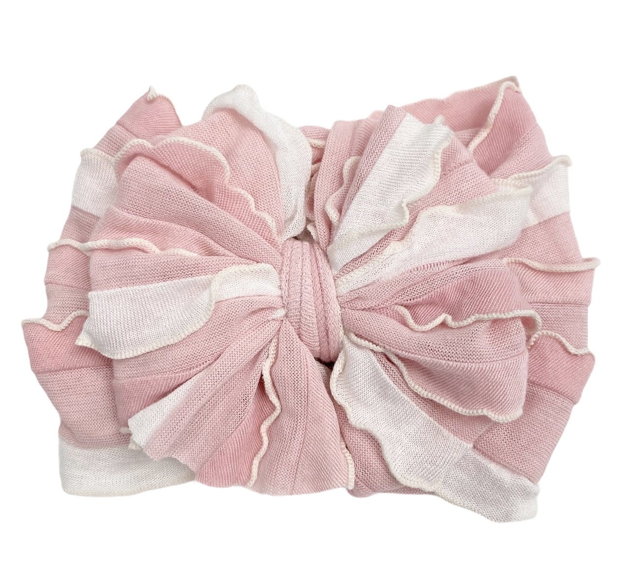 In Awe Couture Ruffle Headband Tickled Pink