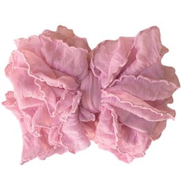 In Awe Couture Ruffle Headband Bubblegum Pink