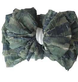 In Awe Couture Ruffle Headband Camo