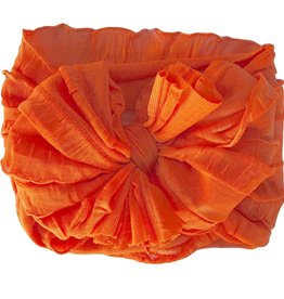 In Awe Couture Ruffle Headband Orange