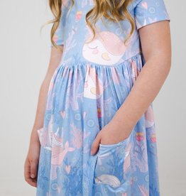 Mila & Rose Mermaid Adventure Pocket Twirl Dress