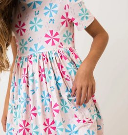 Mila & Rose Toes in the Sand Pocket Twirl Dress