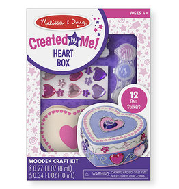 Melissa & Doug Created By Me! Heart Box Wooden Craft Kit