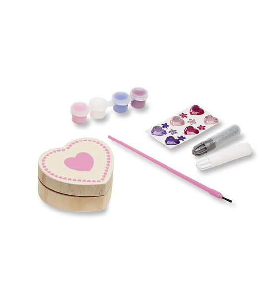 Melissa & Doug Created By Me! Heart Box Wooden Craft Kit