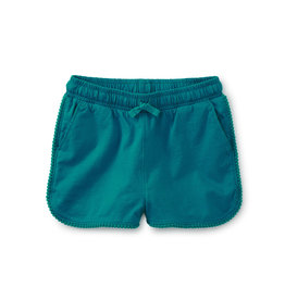 Tea Collection Pom-Pom Gym Shorts Enamel Blue