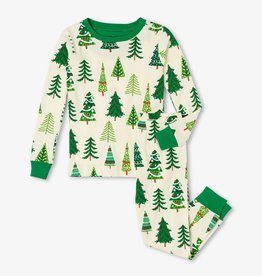 Hatley Christmas Tree Glow in the Dark Pajama Set