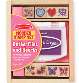 Melissa & Doug Butterfly and Hearts Stamp Set